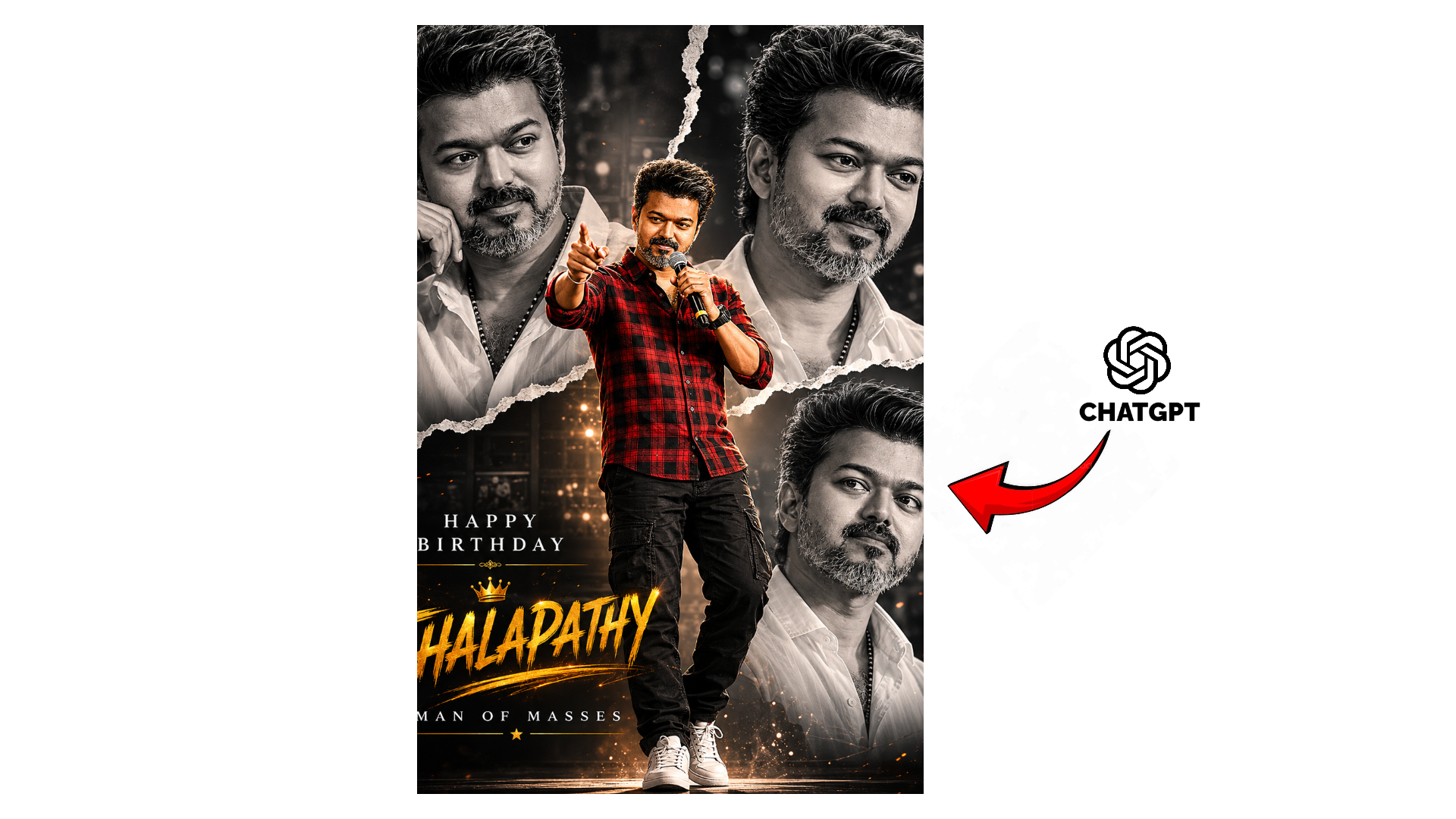 Trending Birthday Poster Prompt Chatgpt 314