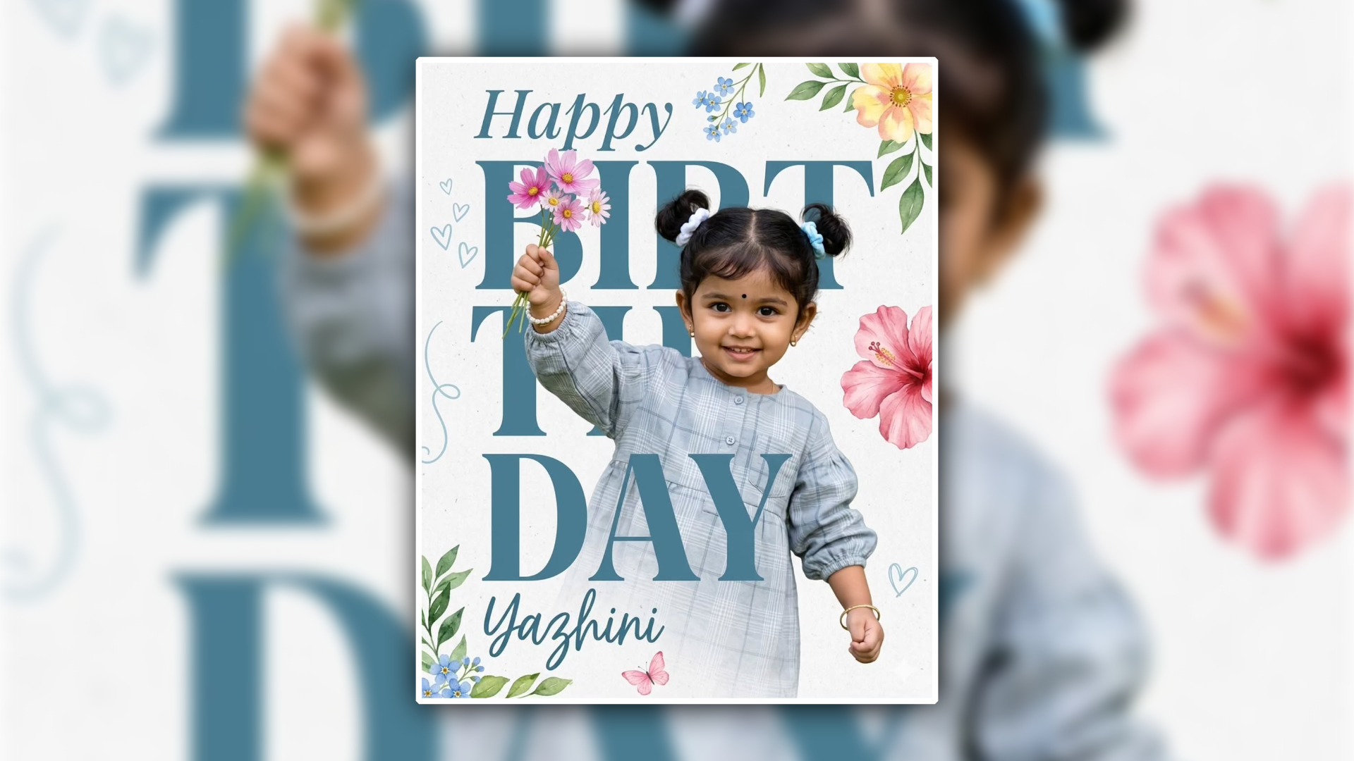 HBD Poster design Prompt 349