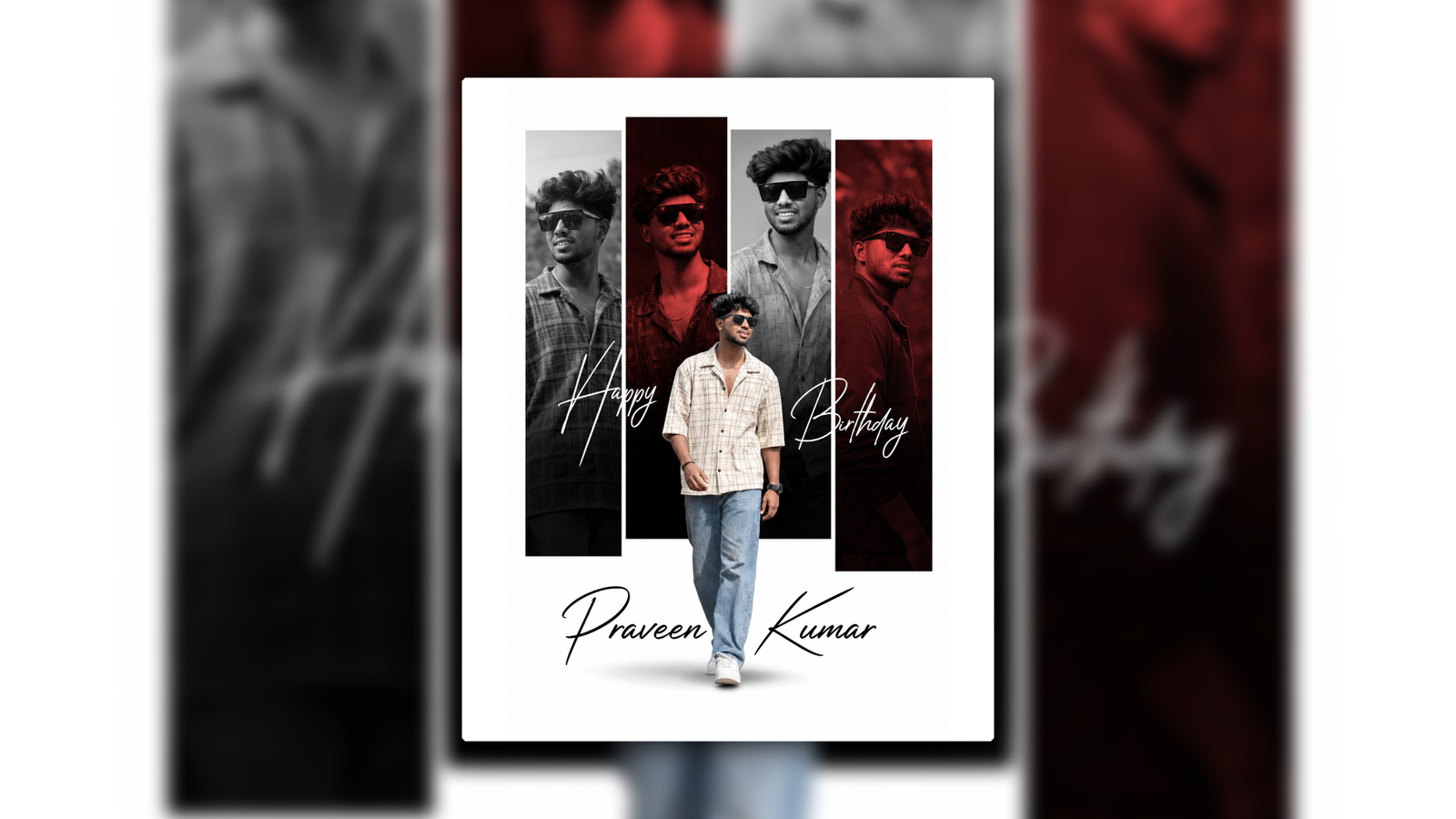 HBD Poster design Prompt 411
